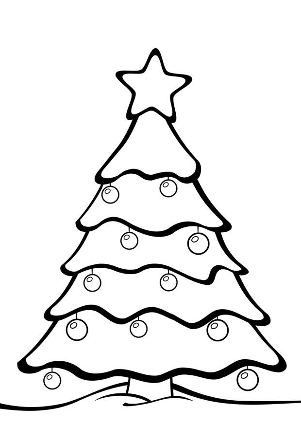 arbre de noA«l Coloriage arbre de noA«l