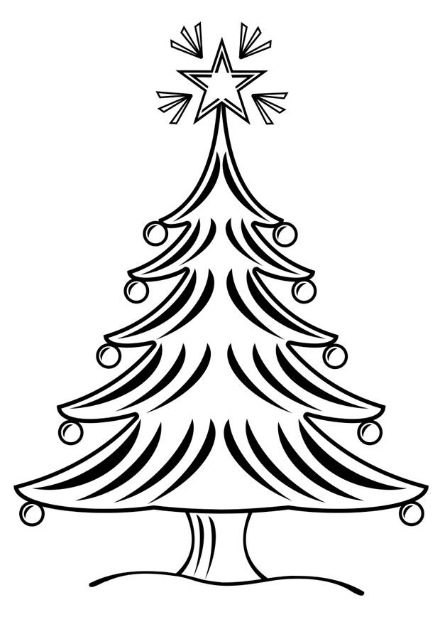 arbre de noA«l Coloriage arbre de noA«l