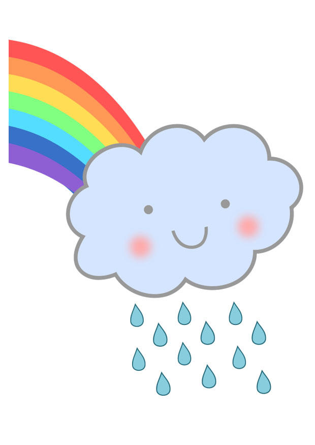 arc en ciel avec de la pluie Image arc en ciel avec de la pluie