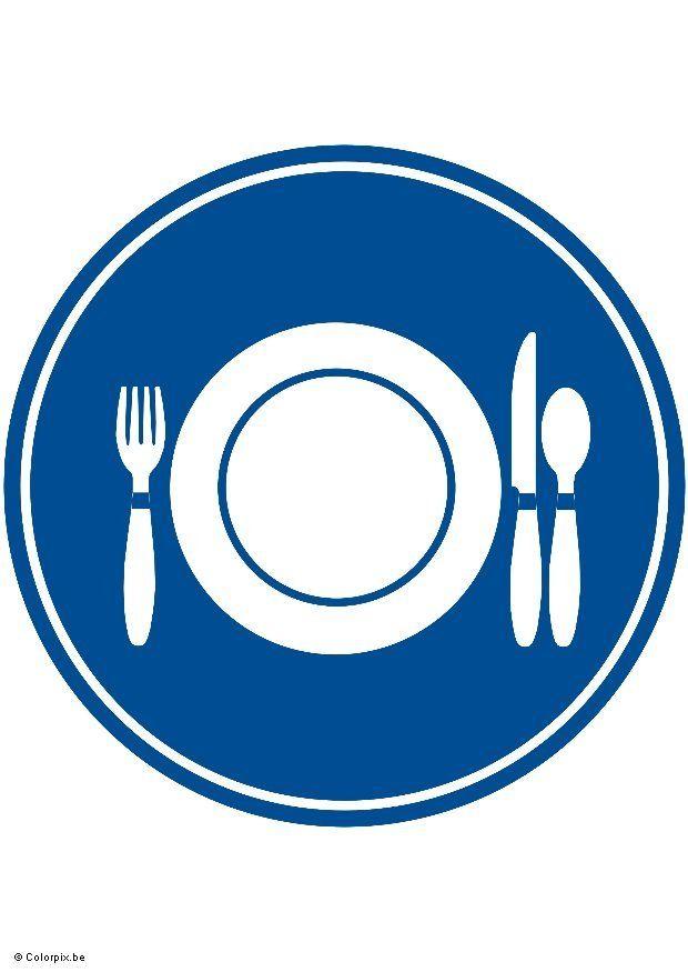 assiette et couvert Image assiette et couvert