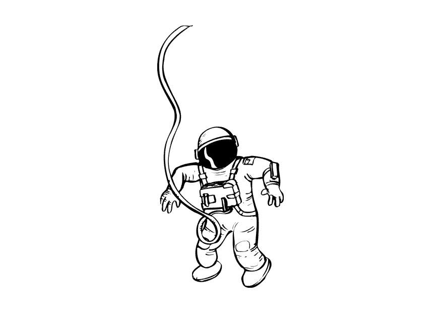 astronaute Coloriage astronaute