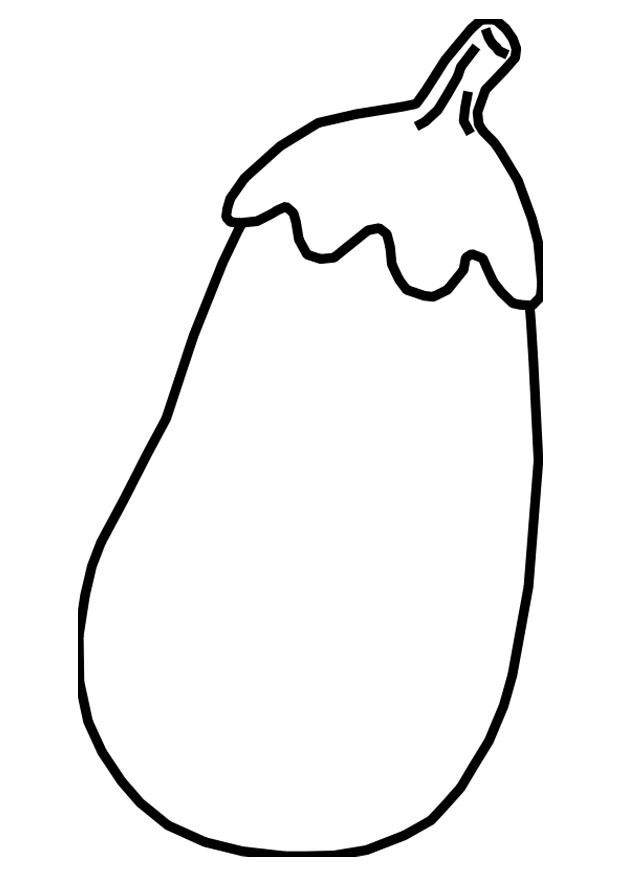 aubergine Coloriage aubergine