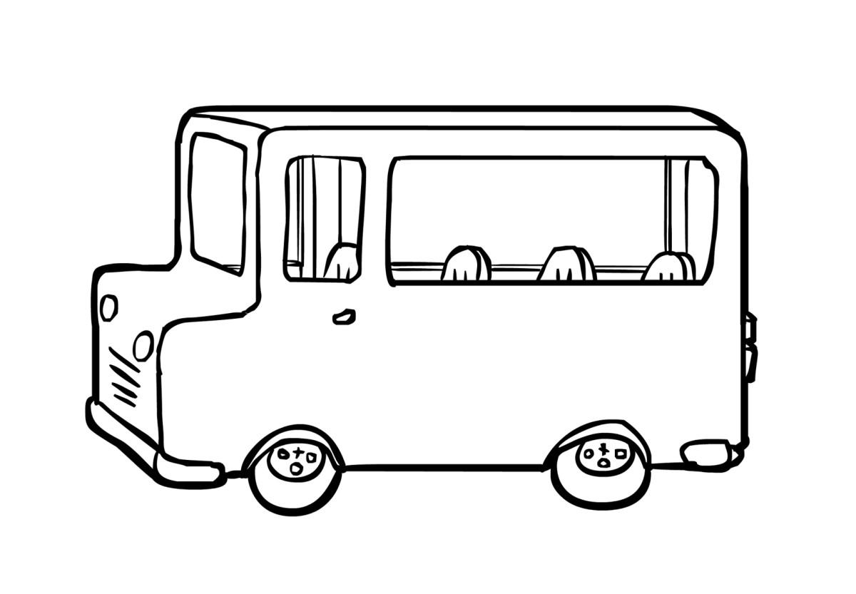 autobus (2) Coloriage autobus (2)