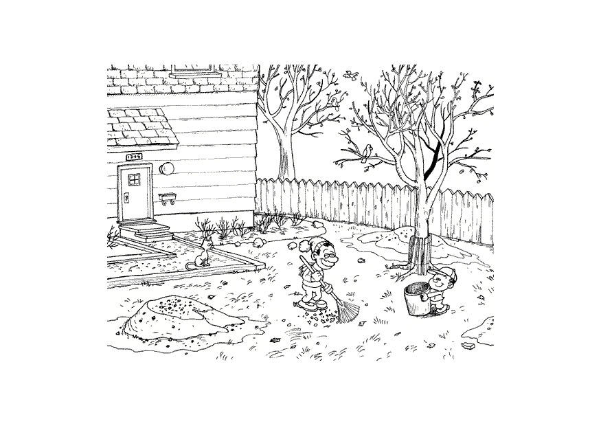 automne Coloriage automne