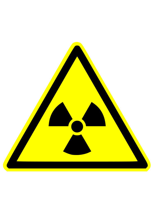 avertissement radioactif Image avertissement radioactif
