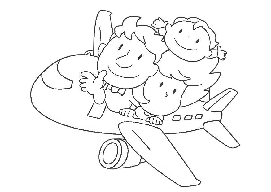 avion Coloriage avion