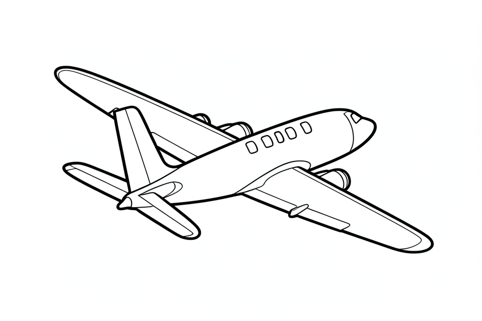 avion Coloriage avion