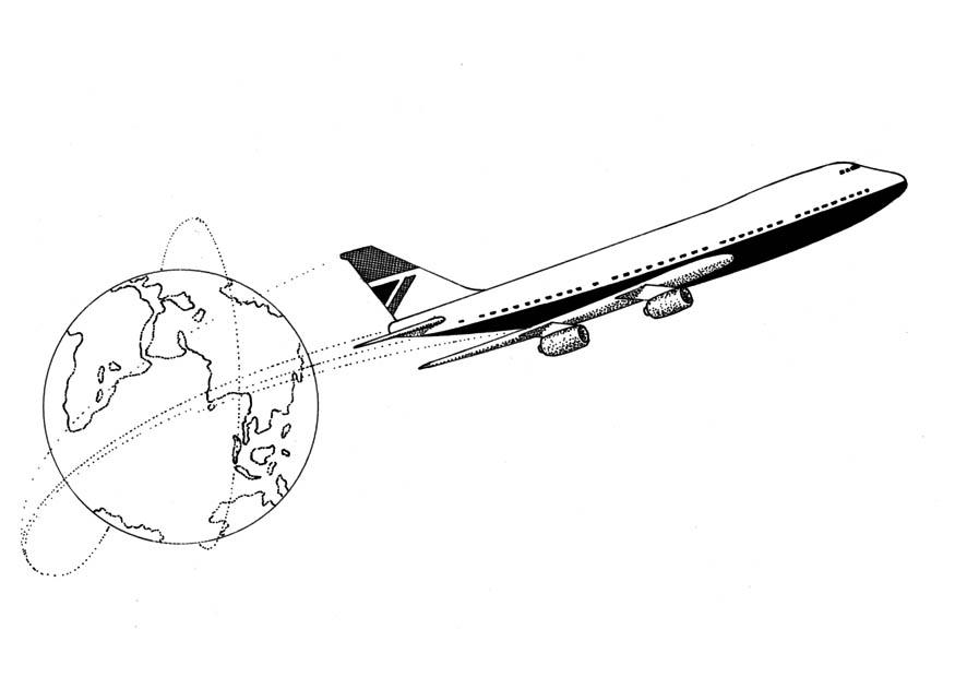 avion Coloriage avion