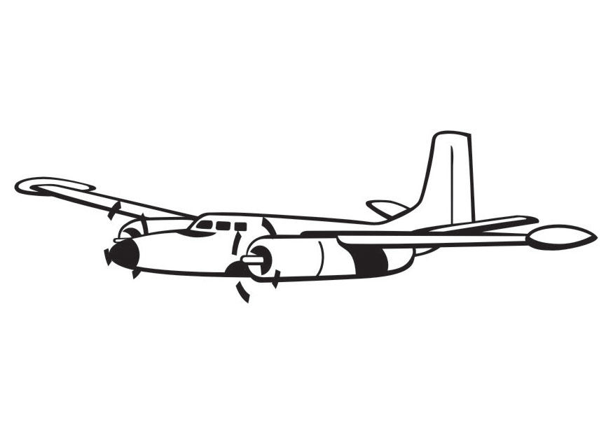 avion A hA©lices Coloriage avion A hA©lices