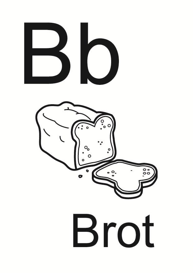 b Coloriage b