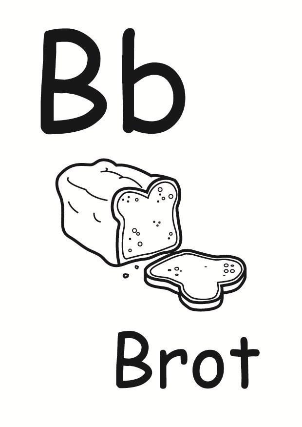 b Coloriage b
