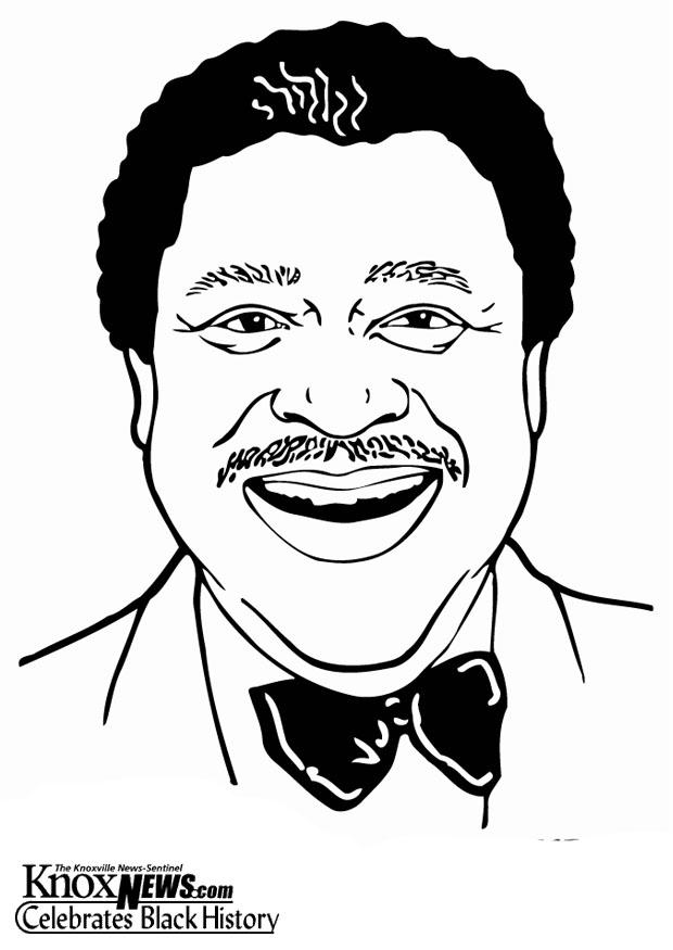 b. b. king Coloriage b. b. king