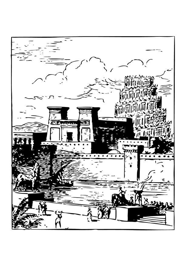 Coloriage babylon