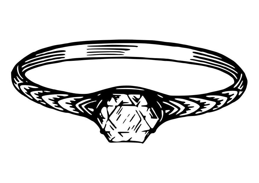 bague Coloriage bague