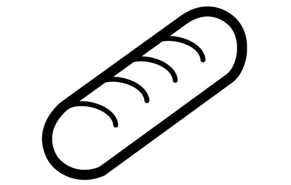 baguette Coloriage baguette