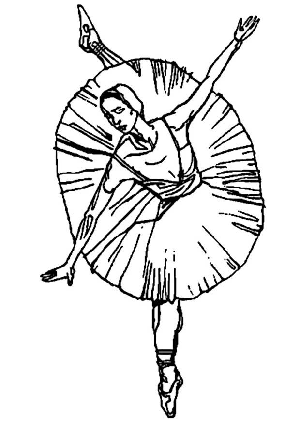 ballerine Coloriage ballerine