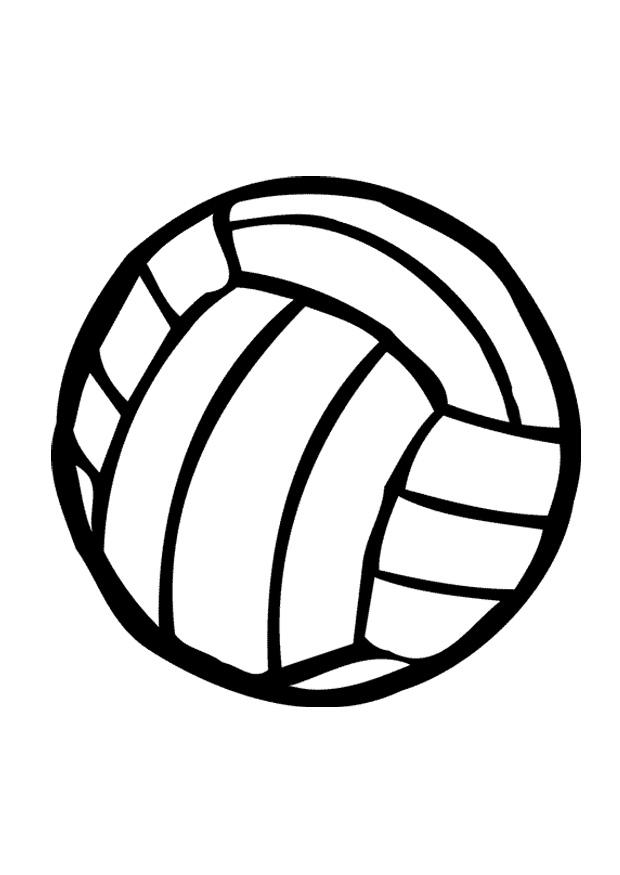ballon de volley Coloriage ballon de volley
