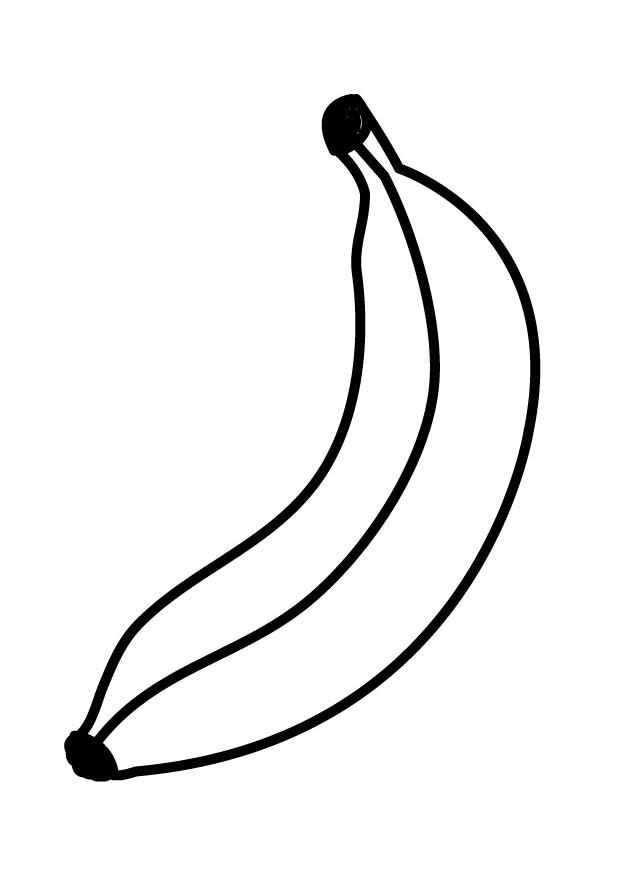 banane Coloriage banane