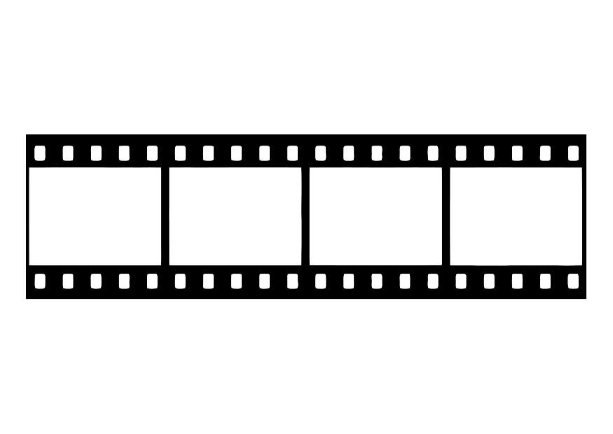 bande de film, nA©gatif de film Coloriage bande de film, nA©gatif de film