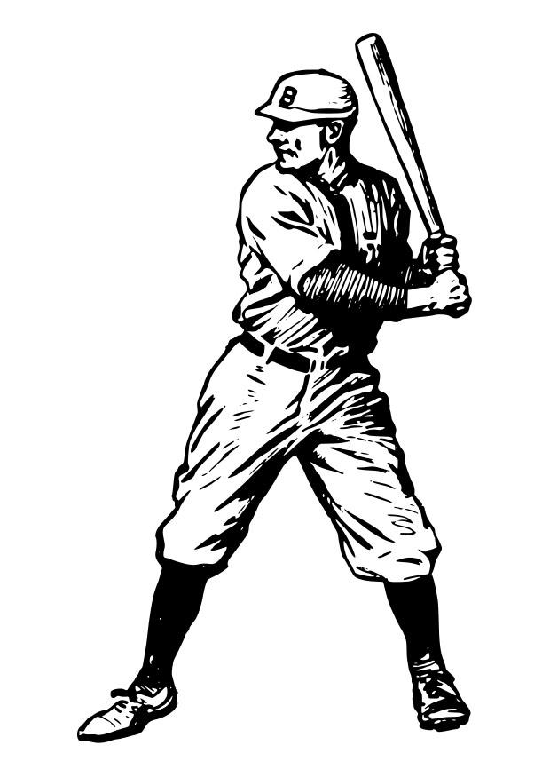 base-ball Coloriage base-ball
