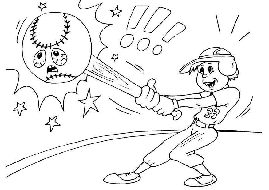 baseball Coloriage baseball