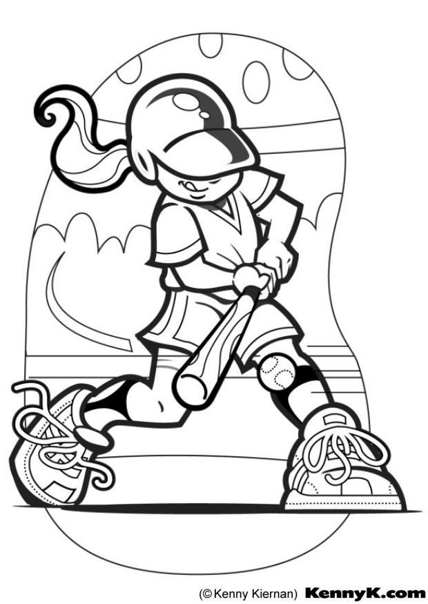 baseball Coloriage baseball