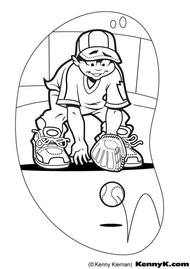 baseball Coloriage baseball
