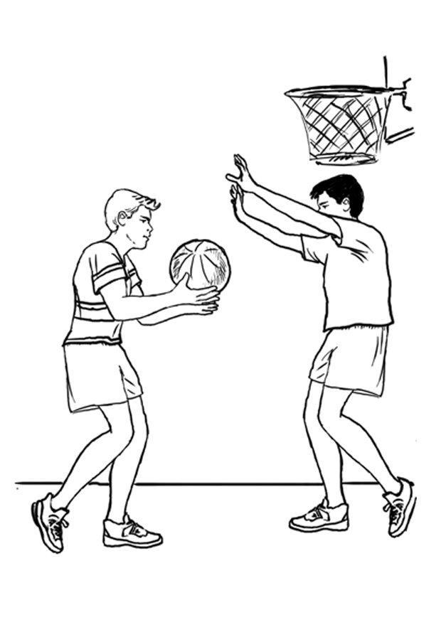 basket-ball Coloriage basket-ball