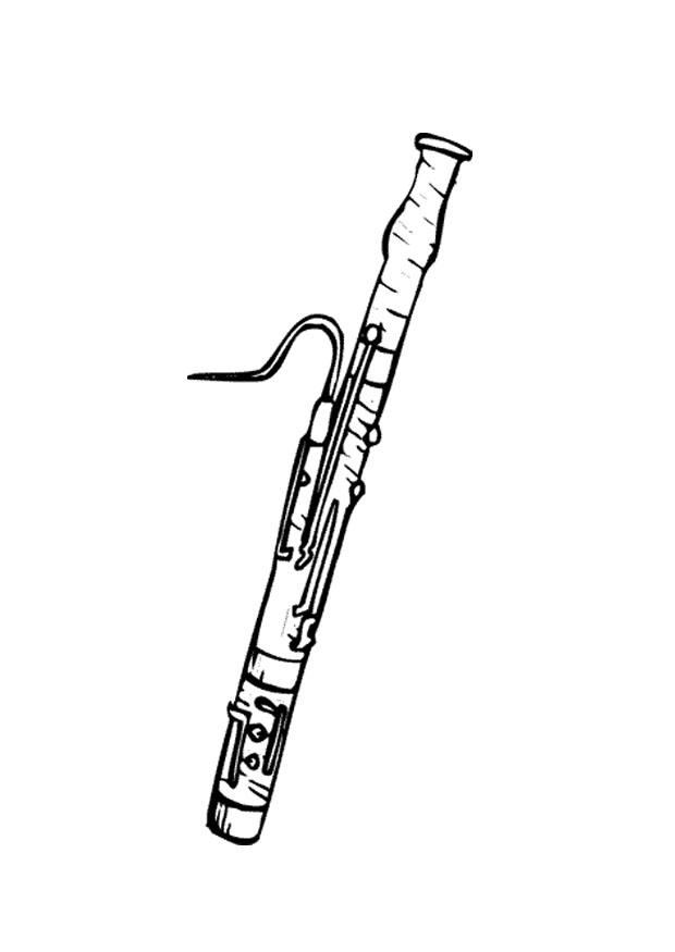 basson Coloriage basson