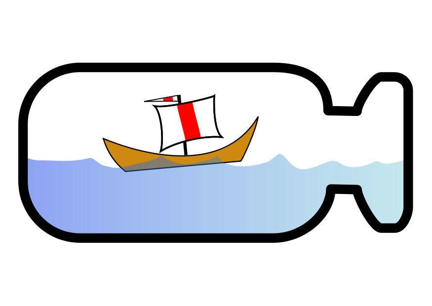 bateau en bouteille Image bateau en bouteille