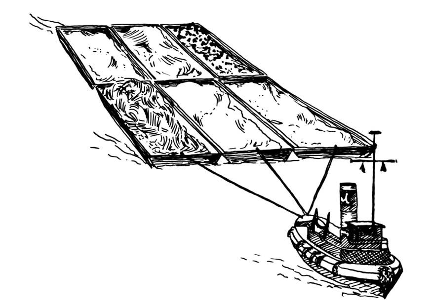 bateau-remorqueur Coloriage bateau-remorqueur
