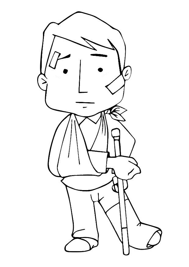 blessA© Coloriage blessA©