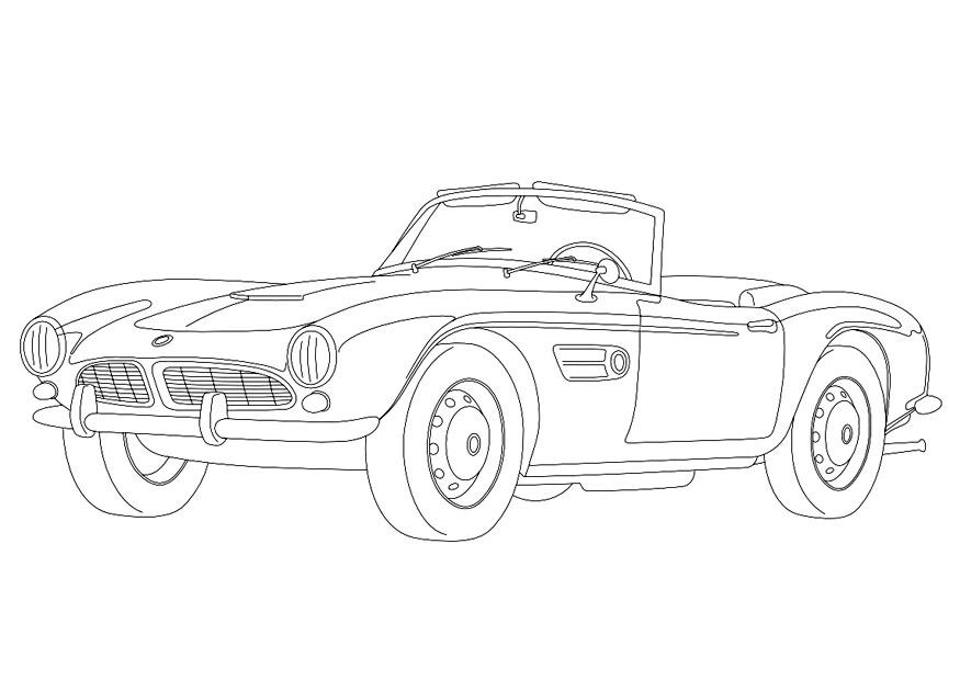 bmw 507 Coloriage bmw 507