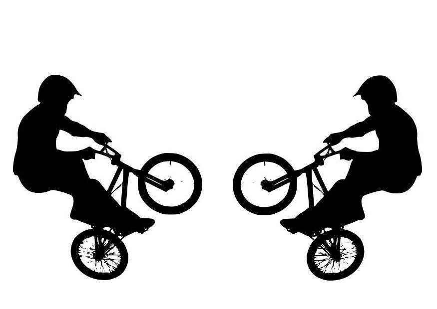bmx Coloriage bmx