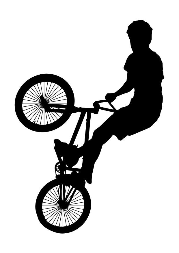 bmx Coloriage bmx