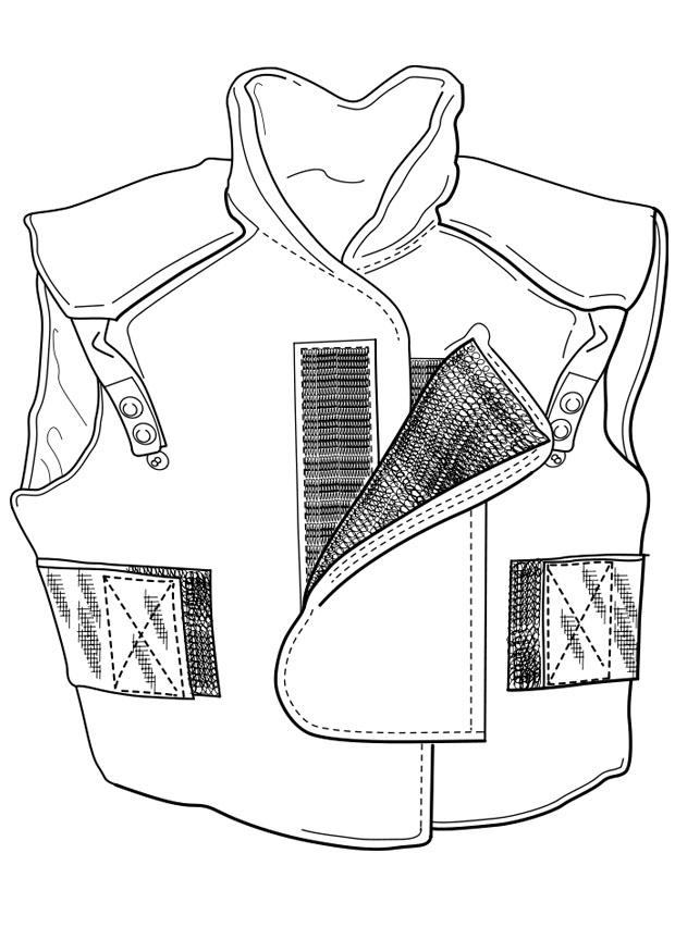 body-warmer Coloriage body-warmer