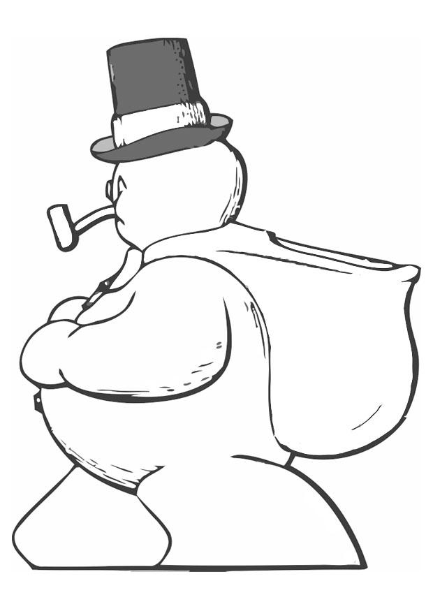 bonhomme de neige Coloriage bonhomme de neige
