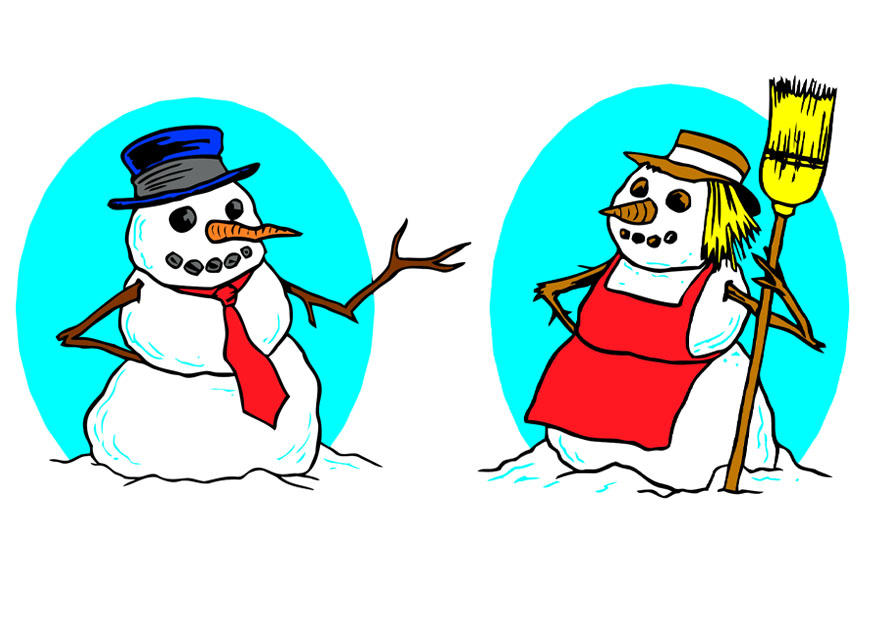 bonhommes de neige Image bonhommes de neige