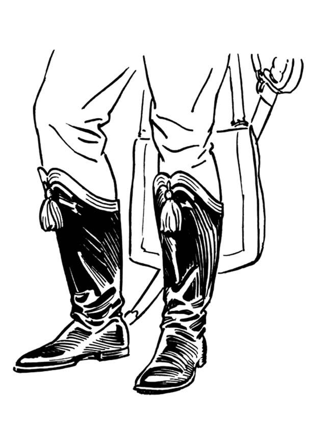 bottes Coloriage bottes