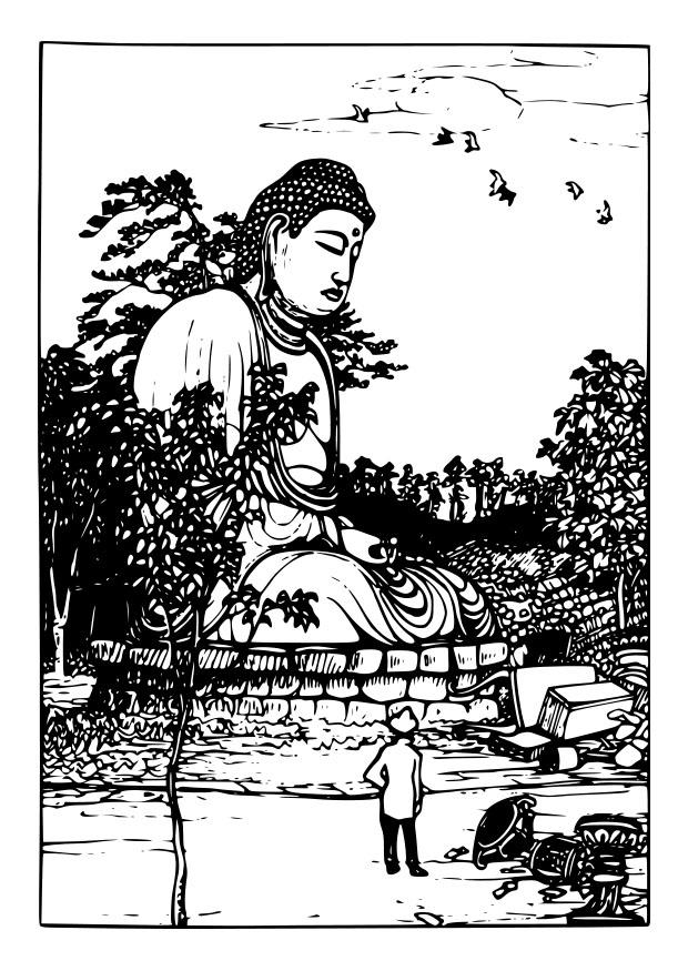 bouddha Coloriage bouddha