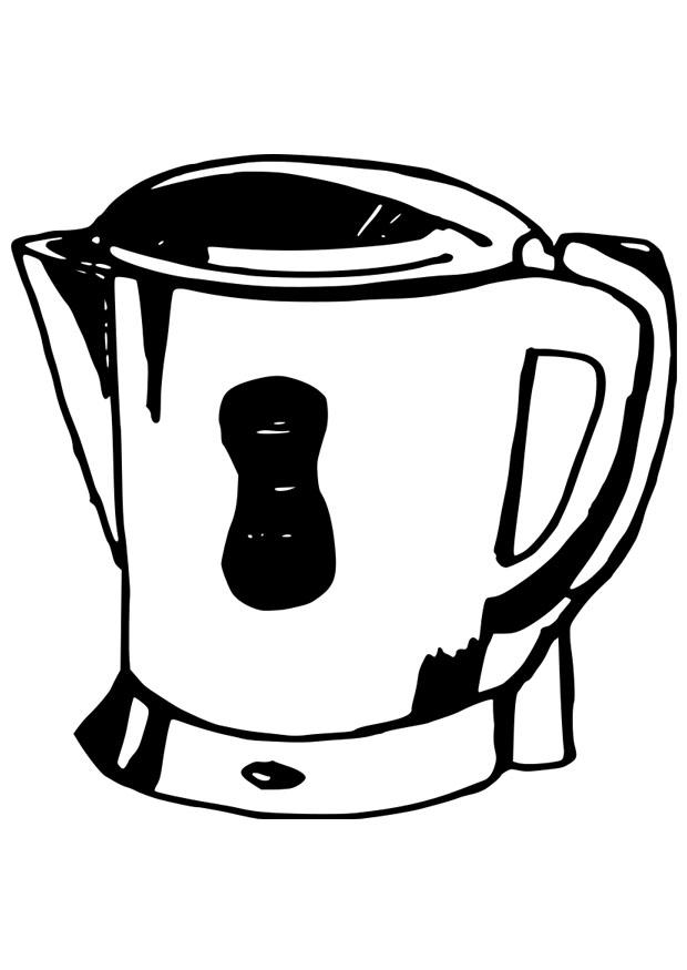 bouilloire A©lectrique Coloriage bouilloire A©lectrique
