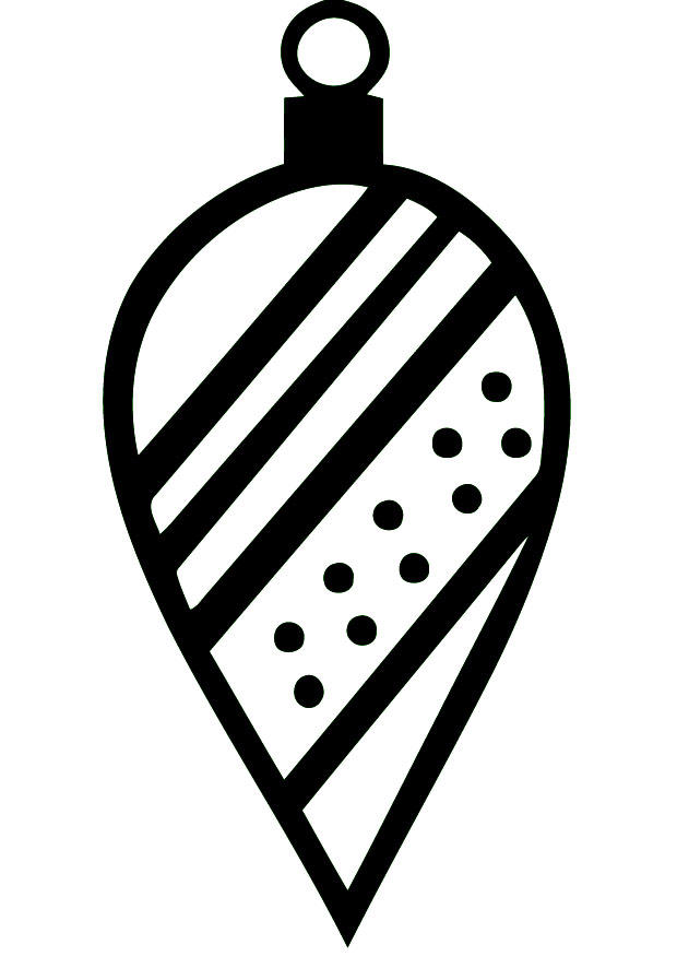 boule de noA«l Coloriage boule de noA«l