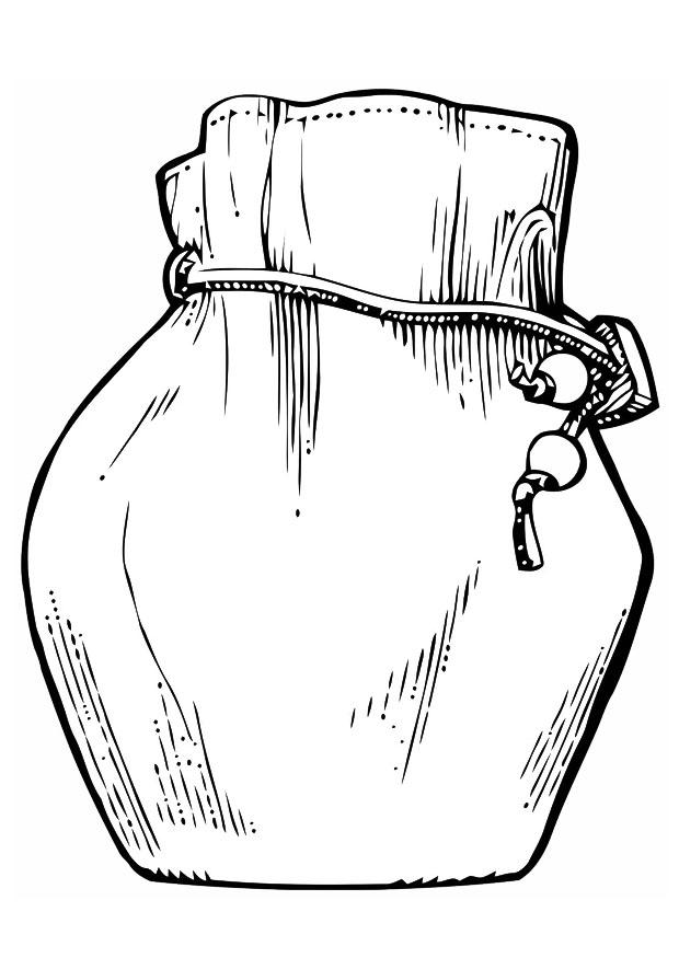 bourse en cuir Coloriage bourse en cuir