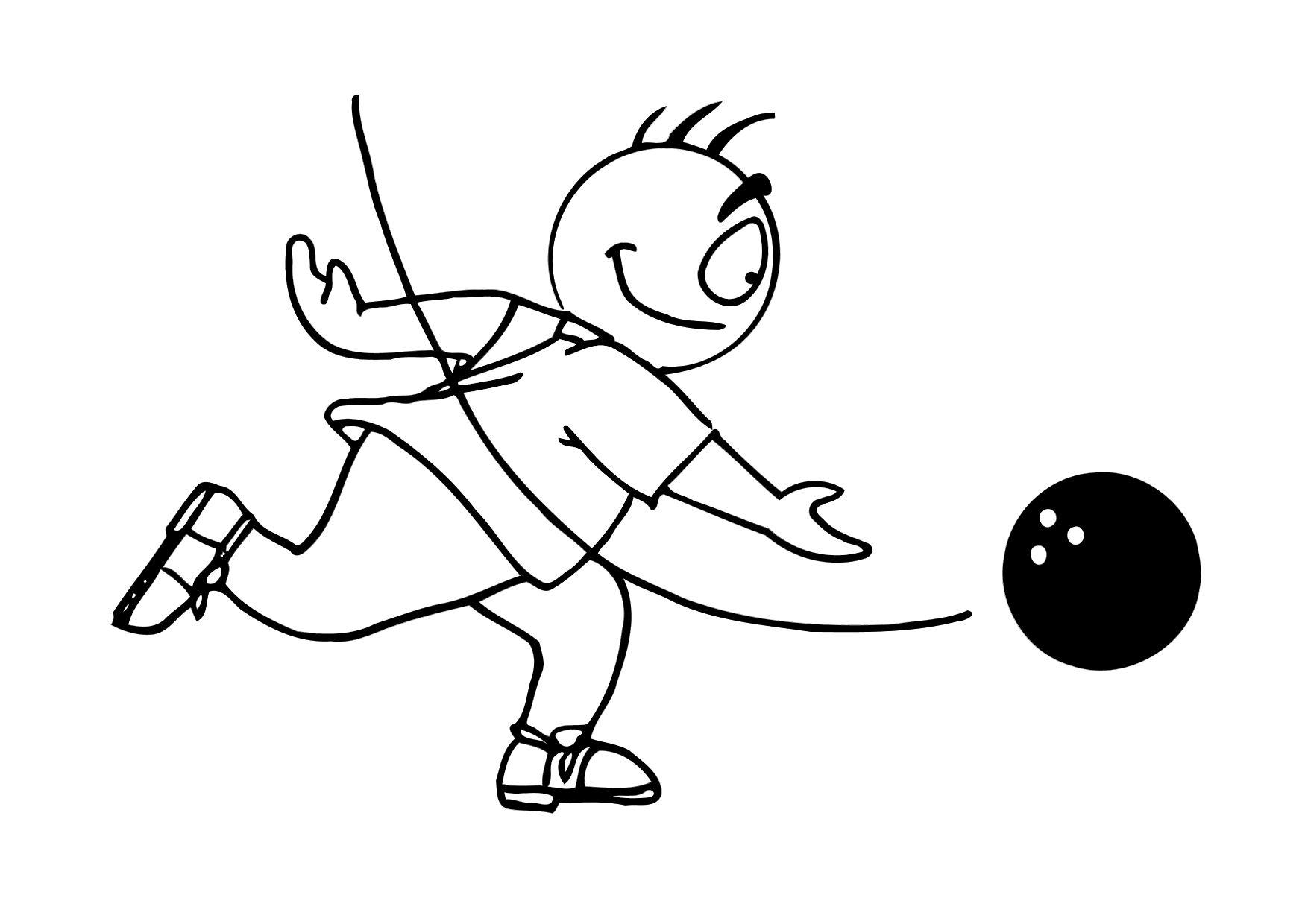 bowling Coloriage bowling