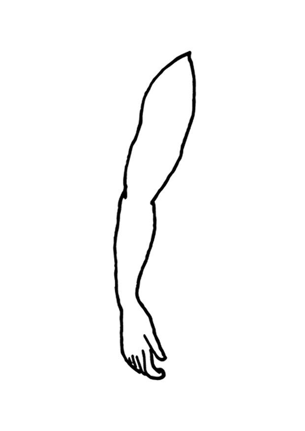bras Coloriage bras