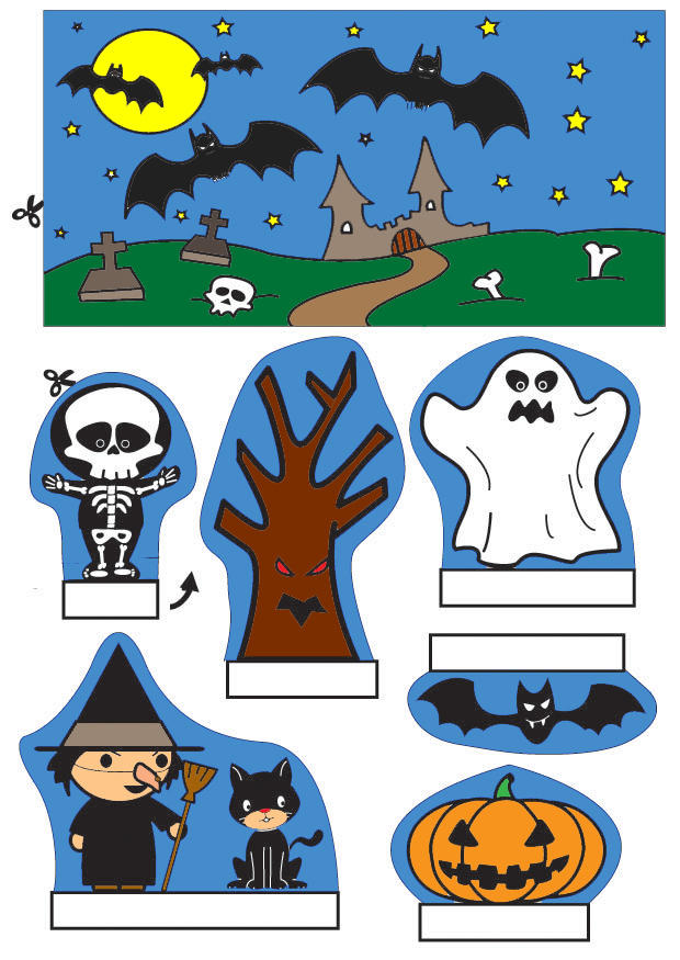 Bricolage diorama dhalloween