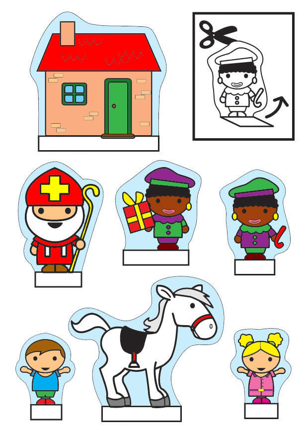 Bricolage sinterklaas zone de visualisation