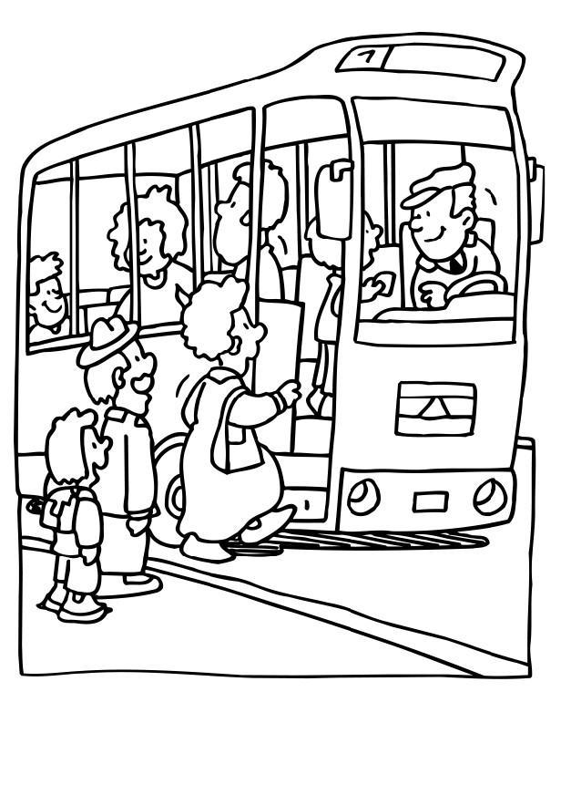 bus Coloriage bus