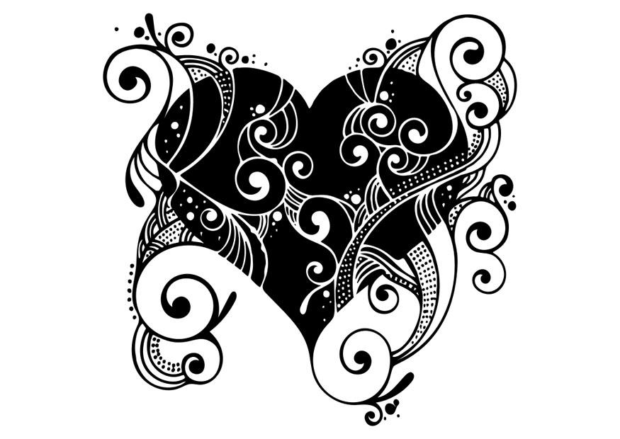 cA“ur Coloriage cA“ur