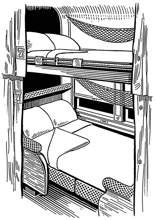 cabine sur un bateau Coloriage cabine sur un bateau